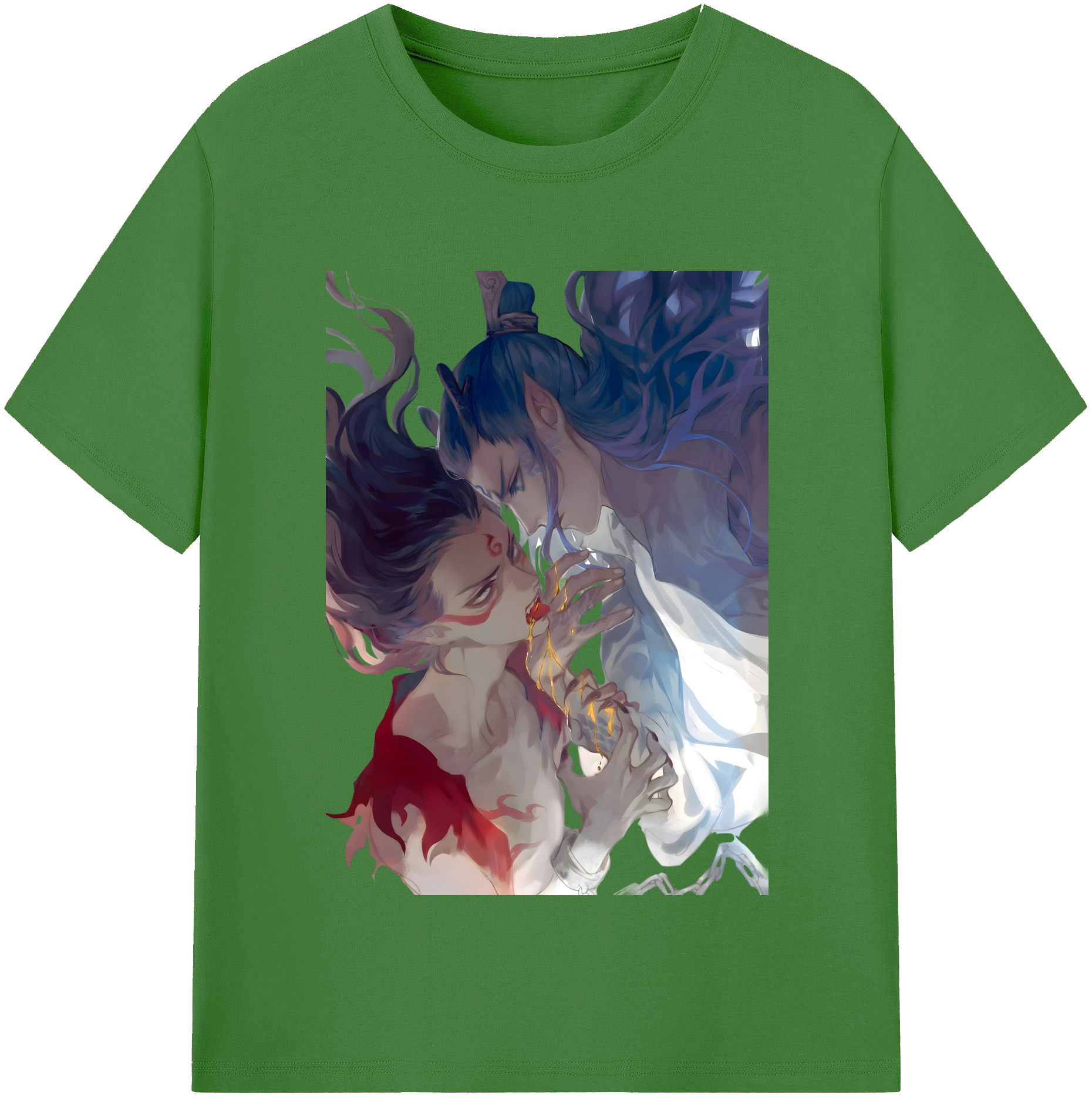 （画像用） Ne Zha 2 ナタ 魔童の大暴れ レディースカジュアルプリントTシャツ（綿100％）